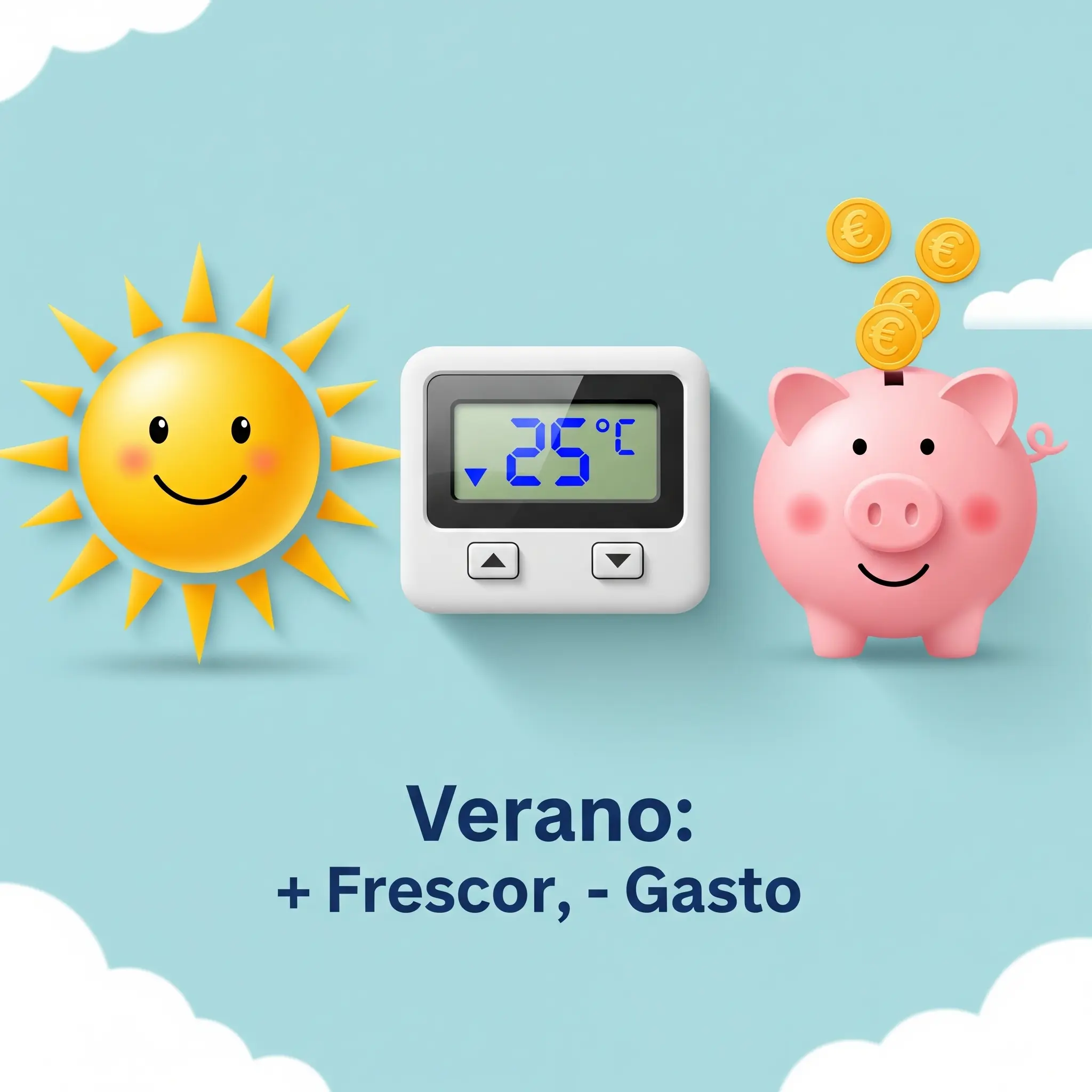 Ventilador funcionando en una sala de estar durante un día soleado