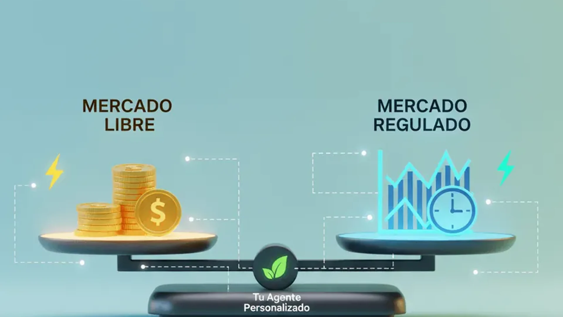 Ilustración comparativa entre tarifa indexada y precio fijo en el mercado eléctrico.